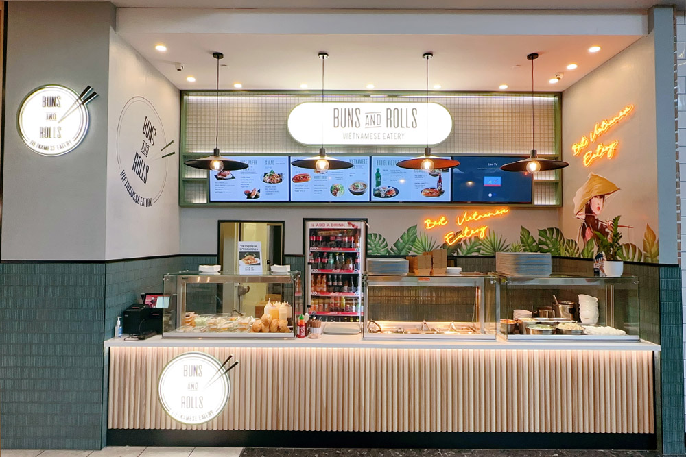 buns and rolls commercial fit out