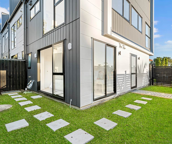 Outdoor view of a construction done by M8 Fitout